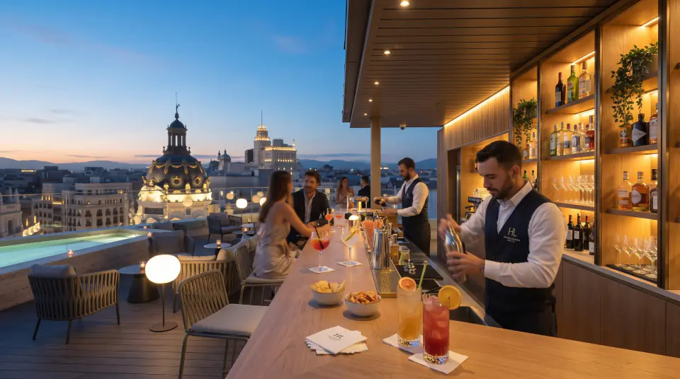 Rooftop bar