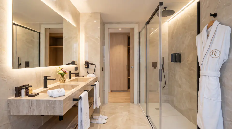 Deluxe Double bathroom