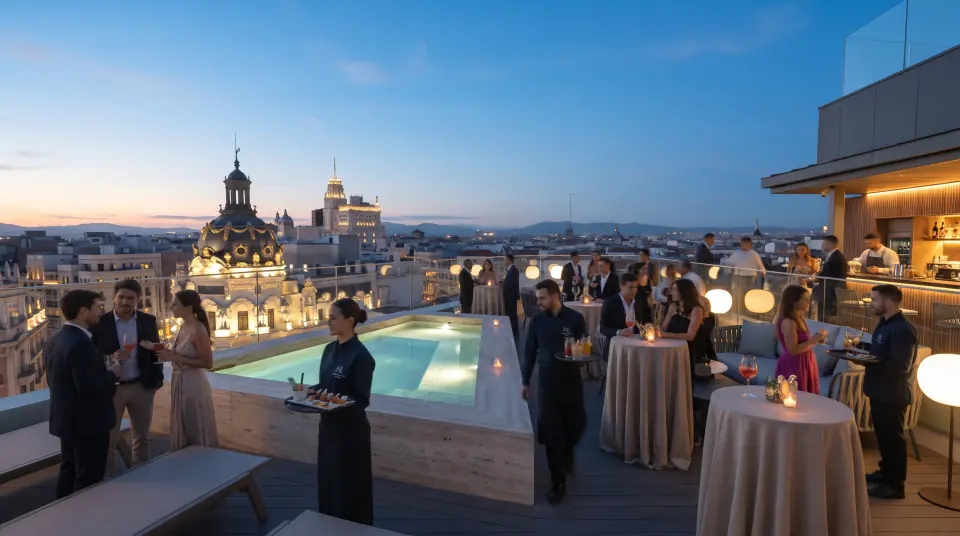 Rooftop cocktail