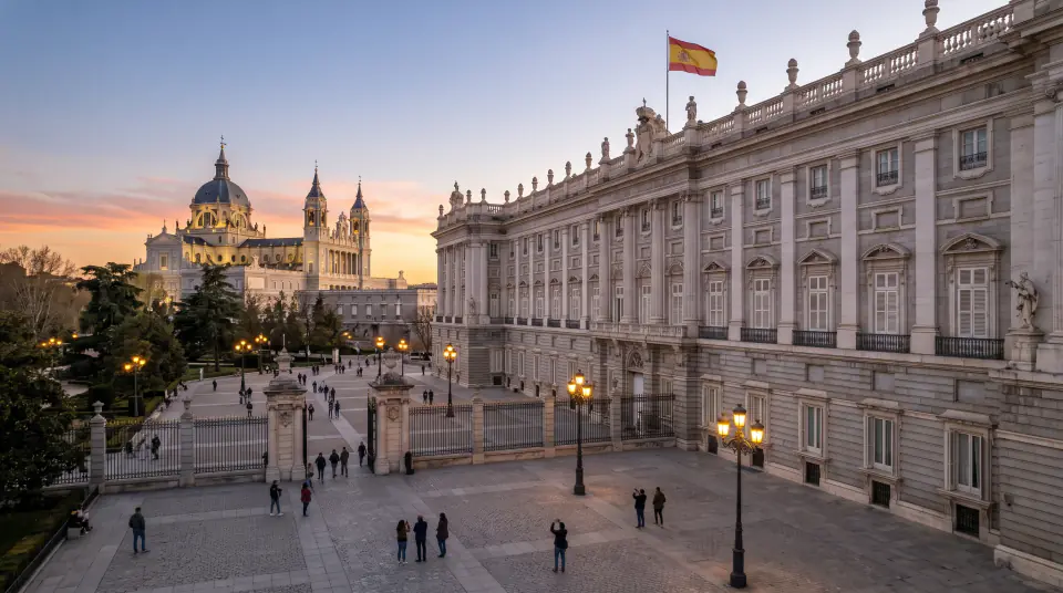 Royal Palace and Almudena Cathedral